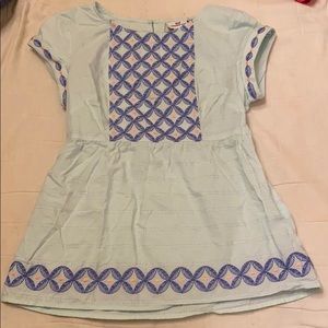 vineyard vines embroidered blouse